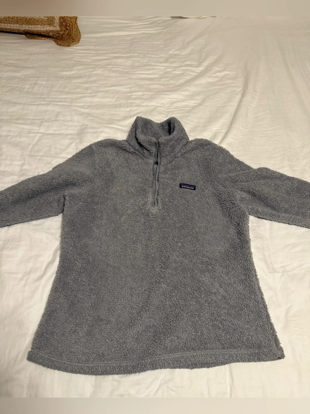 Patagonia Men's Charcoal Gray Quarter-Zip Fleece Pullover